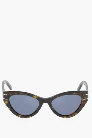 Tortoiseshell DIOR SIGNATURE B71 Sunglasses with Butterfly Frame