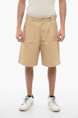 Cotton SIL VOUS PLAIT Chinos Shorts