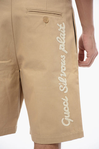 Cotton SIL VOUS PLAIT Chinos Shorts