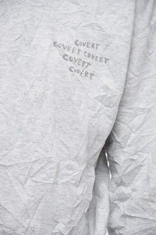 Lightweight Creased Crew-neck sweatshirt