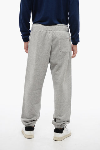 Solid Color Brushed Cotton Joggers with 3 Pockets