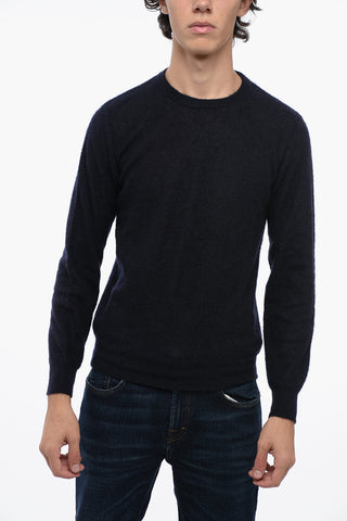 Crew Neck Mohair Blend Sweater