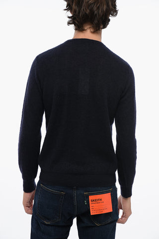 Crew Neck Mohair Blend Sweater
