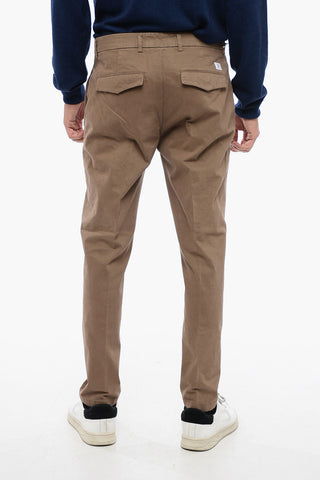 Cotton Stretch Chinos Pants with Belt Loops