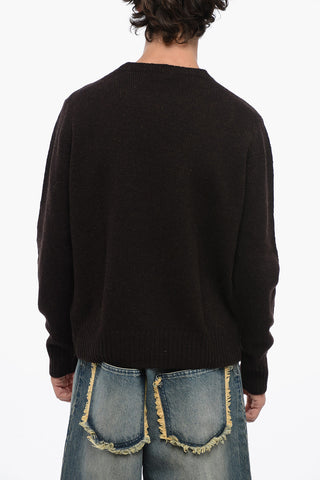 Maglia Girocollo in Lana Shetland