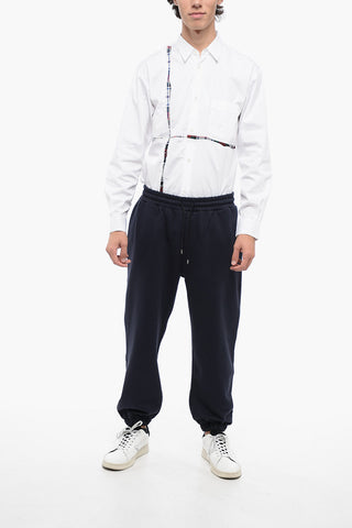 Fleeced-Cotton BRASILIA Joggers with 3 Pockets