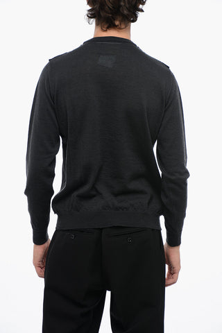 DELUXE Maglia Girocollo in Doppio Tessuto