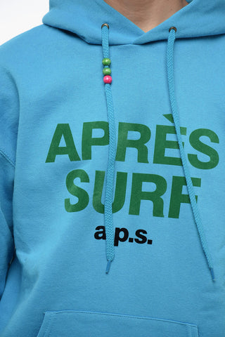Cotton Blend Hoodie with Velvet Logo