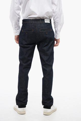 Regular Fit Jeans with visible Stiching 17cm