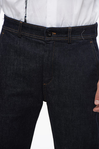 Regular Fit Jeans with visible Stiching 17cm