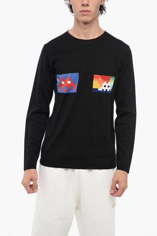 SHIRT Crew Neck Wool Blend PACMAN Sweater