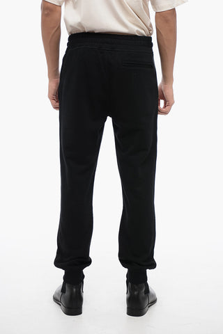 Joggers LACE CRAB in Cotone Garzato con Coulisse