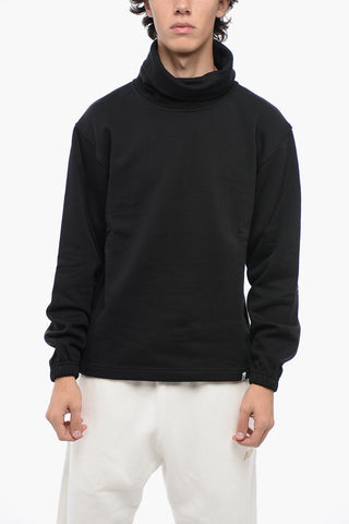 Fleeced Cotton ORLANDO Turtle-neck Sweatshirt