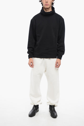 Fleeced Cotton ORLANDO Turtle-neck Sweatshirt