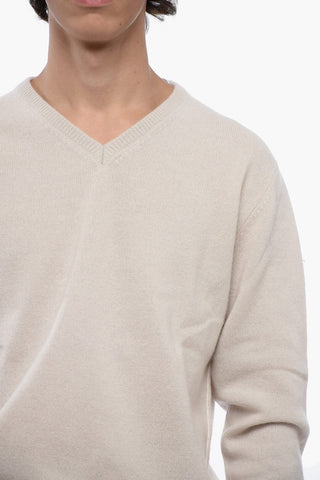 V-Neck Cashmere and Wool Sweater