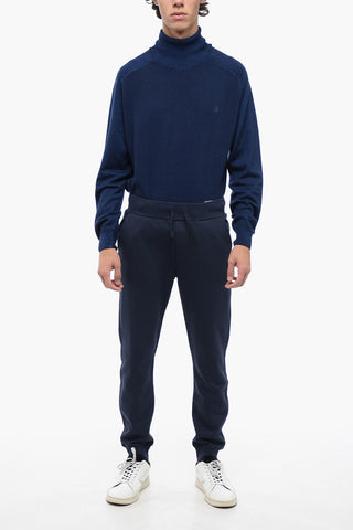 Joggers In Cotone Felpato con 3 Tasche