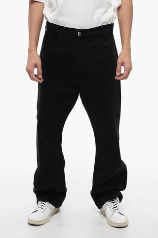 Jeans Regular Fit a Lavaggio Scuro 25cm