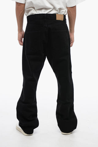 Jeans Regular Fit a Lavaggio Scuro 25cm