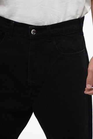 Jeans Regular Fit a Lavaggio Scuro 25cm