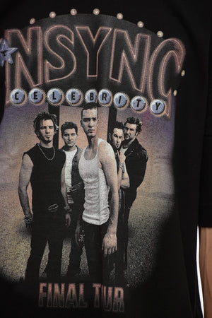 T-Shirt Girocollo NSYNC CELEBRITY Stampata