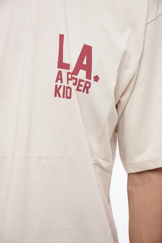 T-shirt Girocollo In cotone con Stampa Logo