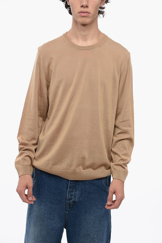 BOSS Lightweight Virgin Wool Crew-neck Sweater