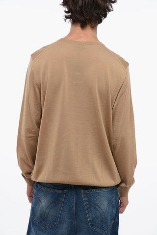 BOSS Lightweight Virgin Wool Crew-neck Sweater
