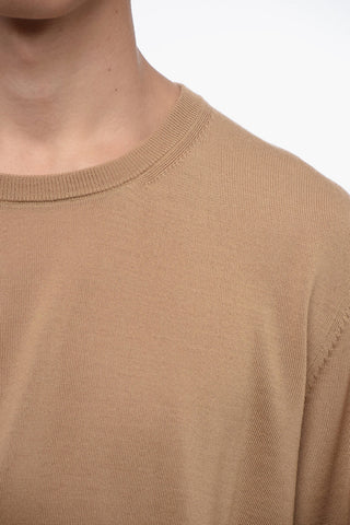 BOSS Lightweight Virgin Wool Crew-neck Sweater