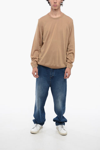 BOSS Lightweight Virgin Wool Crew-neck Sweater