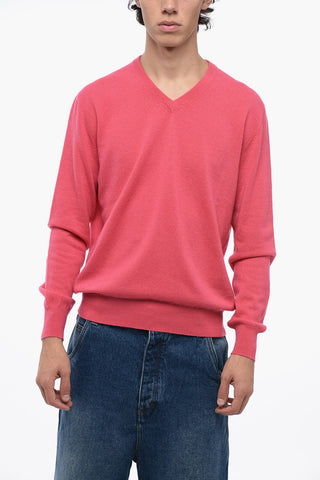 Maglia in Cashmere con Scollo a V