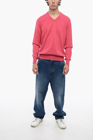 Maglia in Cashmere con Scollo a V