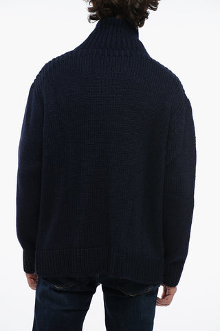 Maxi Cardigan GRAVE con Tasche a Toppa