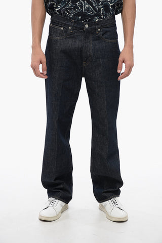 Dark Wash HARD TWIST Denims with Visible Stitching 22cm