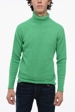 Maglia in Misto Cashmere a Collo Alto
