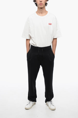 Pantaloni in Felpa Regular Fit a 1 Pince