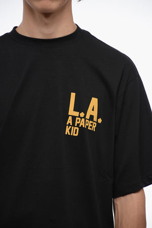 T-shirt Girocollo In cotone con Stampa Logo