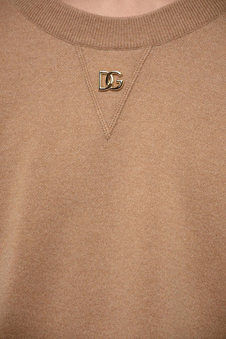 Crew Neck Pure Cashmere Pullover