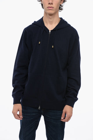 Maglia in Lana Merino con Cappuccio
