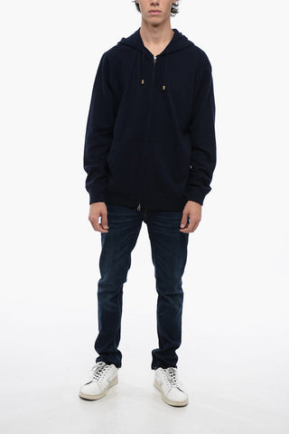 Maglia in Lana Merino con Cappuccio