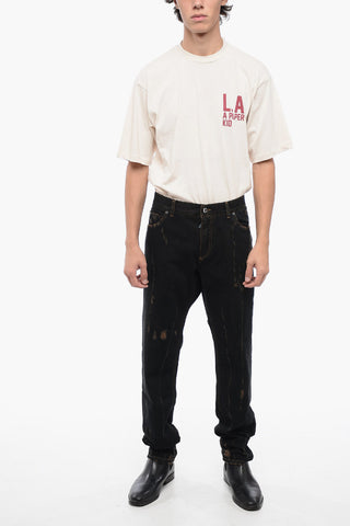 Vintage Washed Regular Fit Denims 17cm