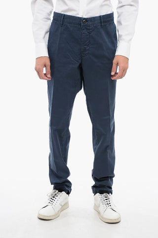 Cotton Stretch Chinos Pants with Belt Loops