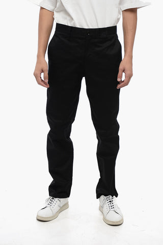 Pantaloni Cargo in Cotone con Passanti