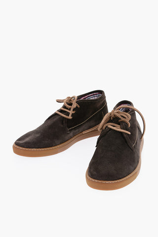 ID Polacchine in Suede a Tinta Unita