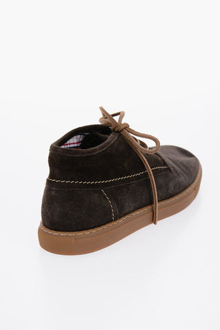 ID Polacchine in Suede a Tinta Unita