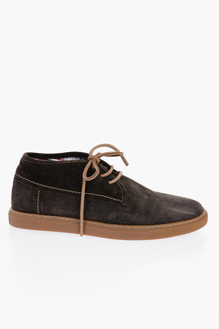 ID Polacchine in Suede a Tinta Unita