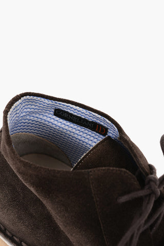 ID Polacchine in Suede con Suola a Contrasto