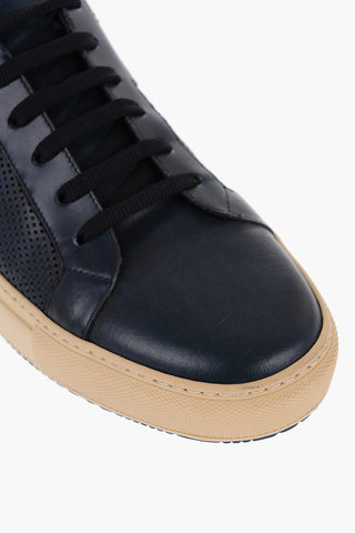 ID Sneakers Basse in Pelle a Tinta Unita