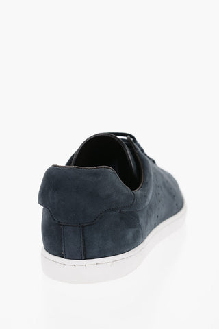 ID Nabuk Low-Top Sneakers with Contrasting Sole