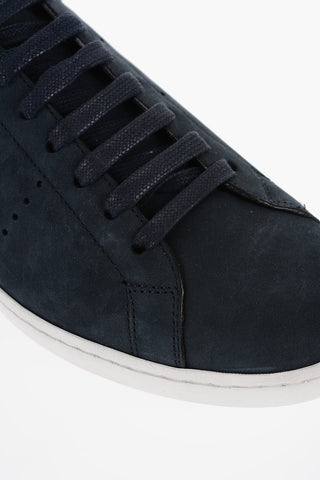 ID Nabuk Low-Top Sneakers with Contrasting Sole