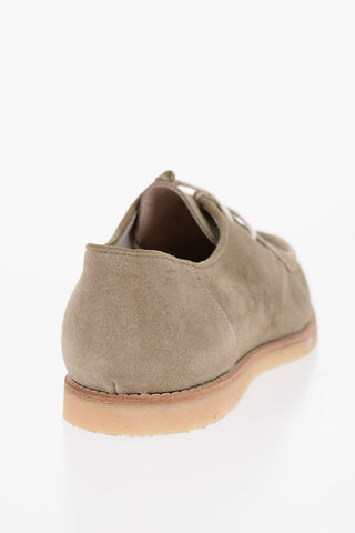 Scarpe Stringate in Suede 